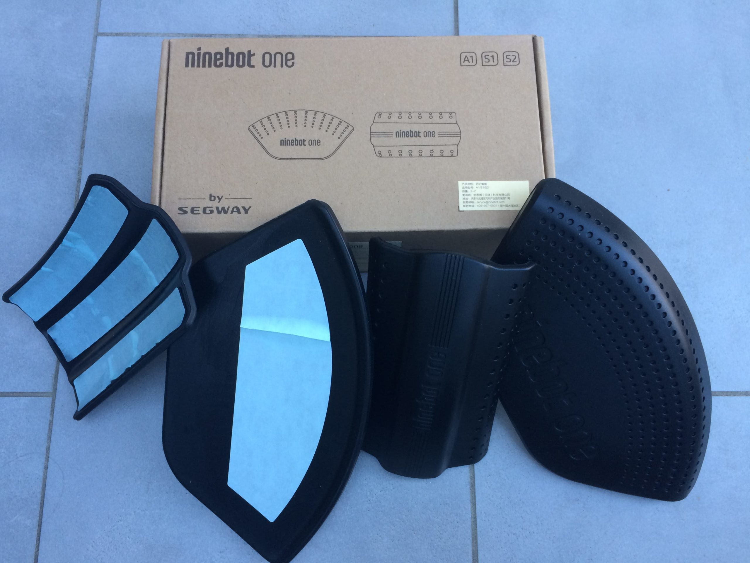 Set de protection Gyroroue Ninebot One S2 1 pad de protection ninebot S2