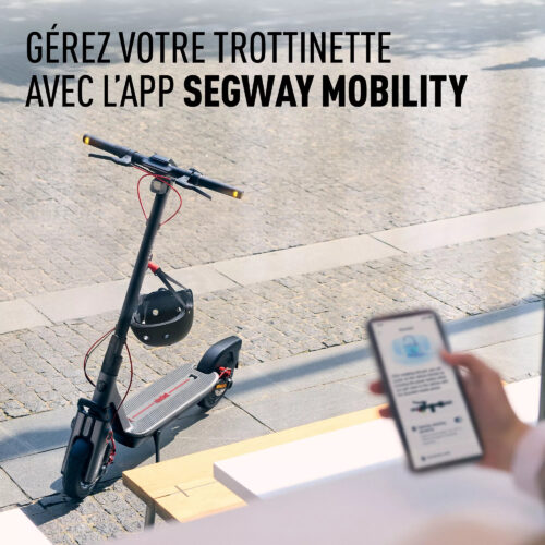 Utilisation de l’application Segway Mobility pour gérer et verrouiller la trottinette Ninebot F3