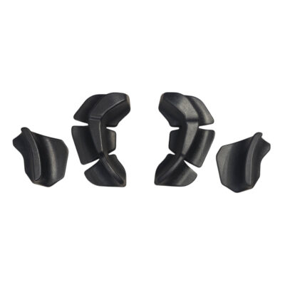 Ensemble complet des Power Pads Nosfet Aero posés à plat, montrant les quatre pièces composant le kit.