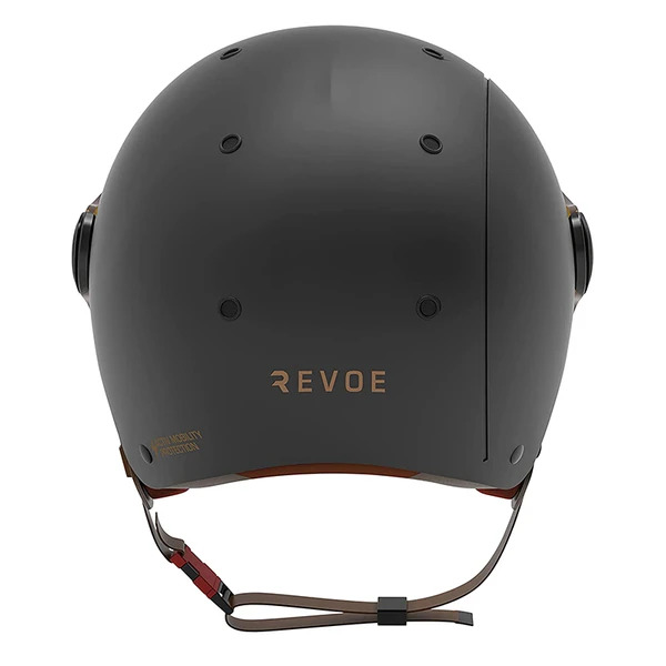 CASQUE REVOE KARM 4 Casque Revoe Karm noir mat, vue arrière