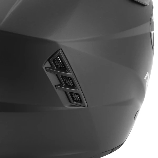 CASQUE ADX AT700 NOIR MAT 9 Détail d'une aération latérale du casque ADX AT700